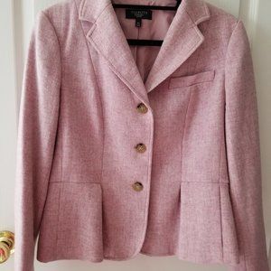 Talbots Women's Pink Tweed Blazer, size 14P